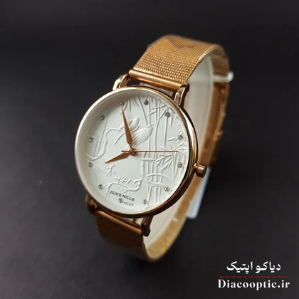 ساعت مچی زنانه برند Duke مدل duk1130 بند حصیری