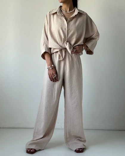 ست شومیز کیمونو و شلوار کد 900084