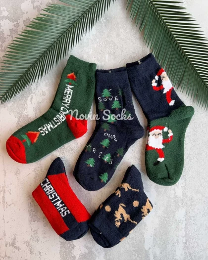 جوراب ساق‌دار حوله ای بابانوئل