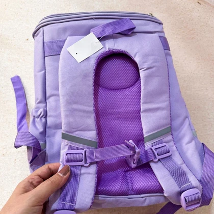 کیف مدرسه دخترانه کوله صندوقی کرومی خارجی