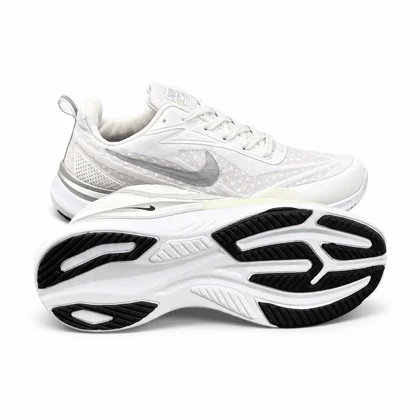 کفش کتانی مردانه مدل نایکی سفید طوسی NIKE New