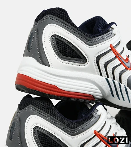 کفش کتانی مردانه و زنانه سفید سرمه ای NIKE Pegasus 2K5