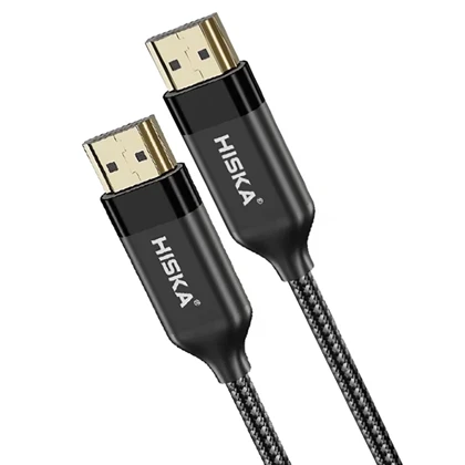 کابل HDMI هیسکا HISKA مدل HD-02 طول 2 متر با پشتیبانی 8K