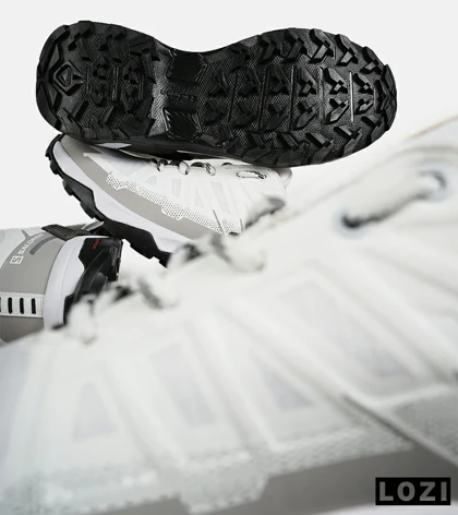 کفش کتانی سفید مشکی طوسی مردانه و زنانه Salomon XT-Slate Advanced مدل 7423