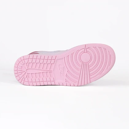 کتانی مستر مدل NIKE air jordan ساق‌دار صورتی کد 0001