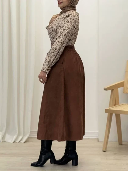 3903-شومیز و دامن هما