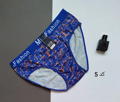 شورت تک مردانه اسلیپ فاق بلند گیاهی طرح فانتزی وارداتی برند MD