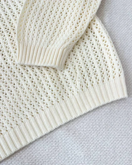 پلیور بافت قلاب بافی کد 5174