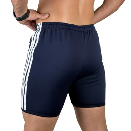 شلوارک طرح آدیداس ADIDAS کوتاه سرمه ای