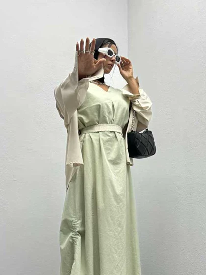 پیراهن سرشانه گت دار