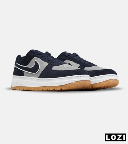 کفش نایک ایر فورس سرمه‌ای طوسی مردانه و زنانه مدل 8829 کتانی اسپرت Nike Air Force