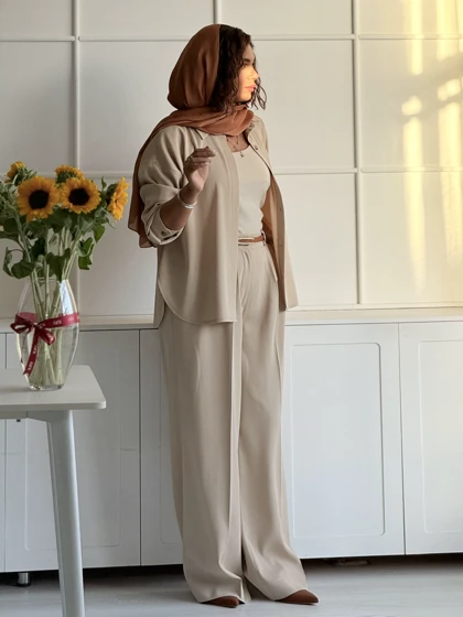 شومیز شلوار ست زنانه grace زنیر