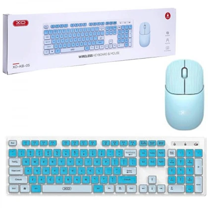 کیبورد و ماوس بی سیم ایکس او مدل KB-05