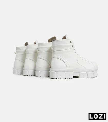 بوت مردانه سفید BERSHKA