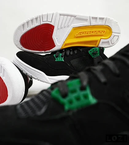 کتانی مردانه مشکی Nike air jordan 4