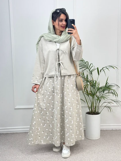 ست مانتو دامن هایدی