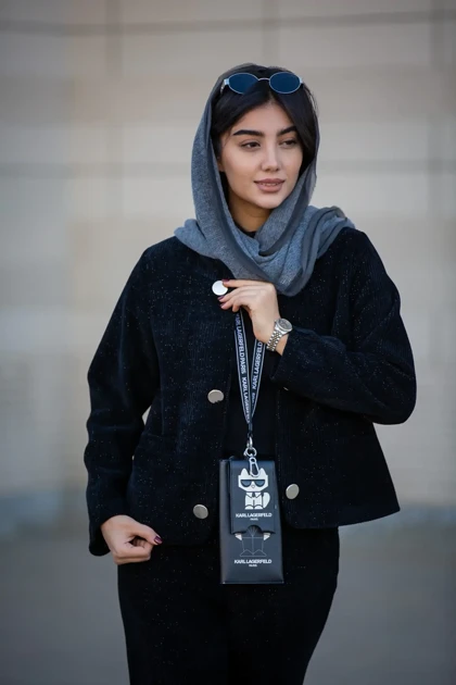 جکت زنانه دکمه نما آستردار