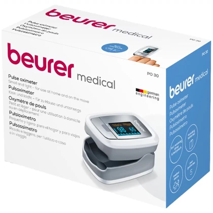 پالس اکسیمتر انگشتی بیورر Beurer مدل PO 30 نمایشگر رنگی