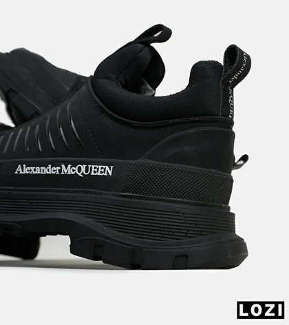 کفش کتانی نیم ساق مشکی Alexander McQueen مدل 5812