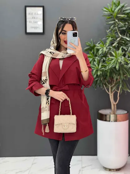 مانتو بالاژیله آستین سگک