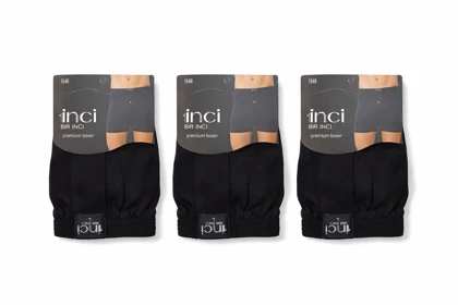 شورت مردانه پادار برینچی (Bir Inci) ترک نخ پنبه‌ای – پک 3 عددی