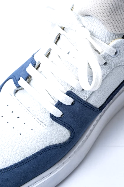 کفش چرم و اشبالت طبیعی دو رنگ مردانه