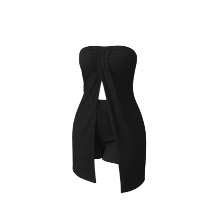 ست راحتی تاپ دکلته و شلوارک ریژان Rijan مدل 4050402