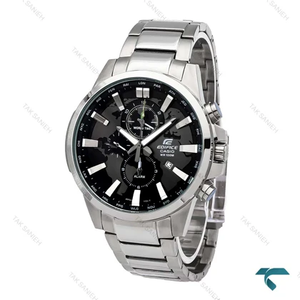 ساعت کاسیو جهان نما ادیفایس EFR303 مردانه سیلور مشکی Casio-5925-G
