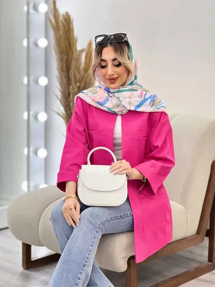 مانتو چهار جیب مغزی دوزی