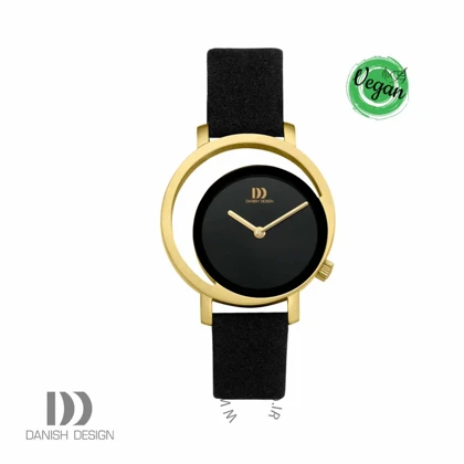 ساعت مچی عقربه ای زنانه دنیش دیزاین (Danish design) مدل IV15Q1271 Pico Black Gold