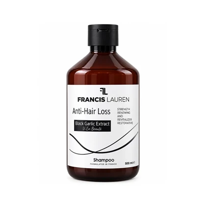 شامپو ضد ریزش فرانسیس لورن Francis Lauren مدل Black Garlic