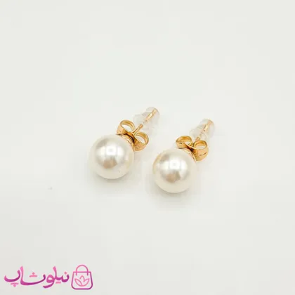 گوشواره میخی دخترانه ژوپینگ مرواریدی