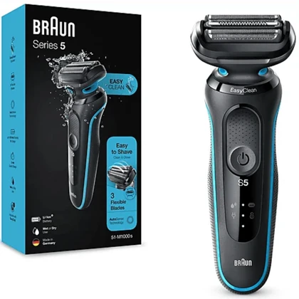 ماشین ریش تراش براون Braun مدل 51-M1000s سری 5 مجهز به فناوری AutoSense