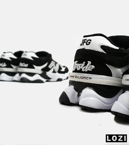 کفش کتانی مردانه و زنانه مشکی سفید NEW BALANCE 9060