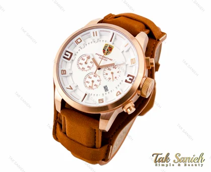 ساعت پورشه کرنوگراف سه موتوره مردانه مدل Porsche-3042-G