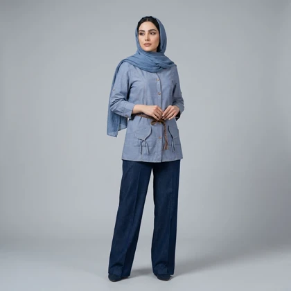 مانتو زنانه نخی ترک