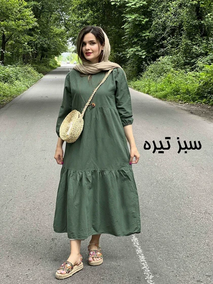 پیراهن مانتویی دریا