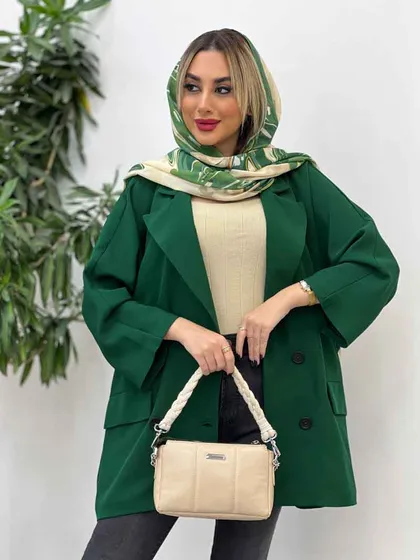 مانتو چهاردکمه دو جیب