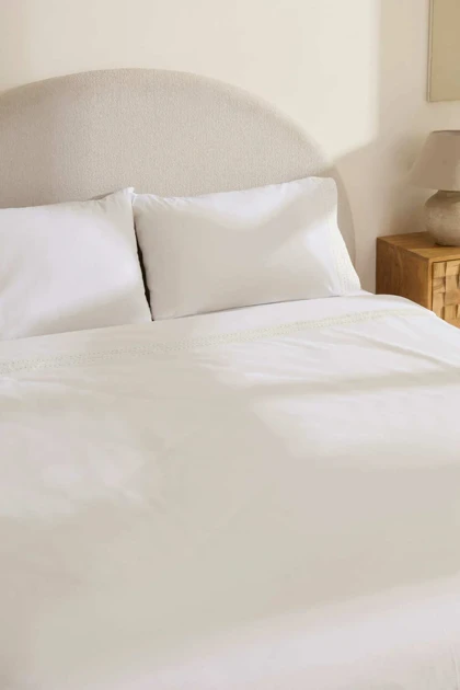 سرویس روتختی دو نفره Karaca Home مدل Calisse پنبه - سفید