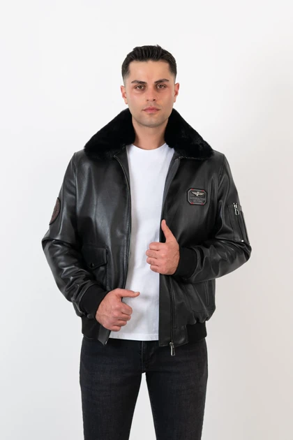 ژاکت سایز بزرگ مردانه deri-effect deri-effect