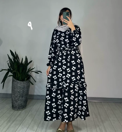 پیراهن مانتویی شکوفه 3