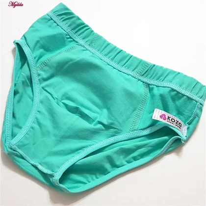 شورت پنبه‌ای پسرانه کوزا مدل اسلیپ سبزآبی کد 4596