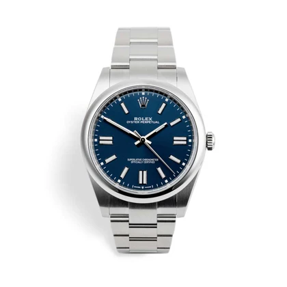 ساعت رولکس مردانه اویستر پرپچوال سرمه ای Rolex-4114-G