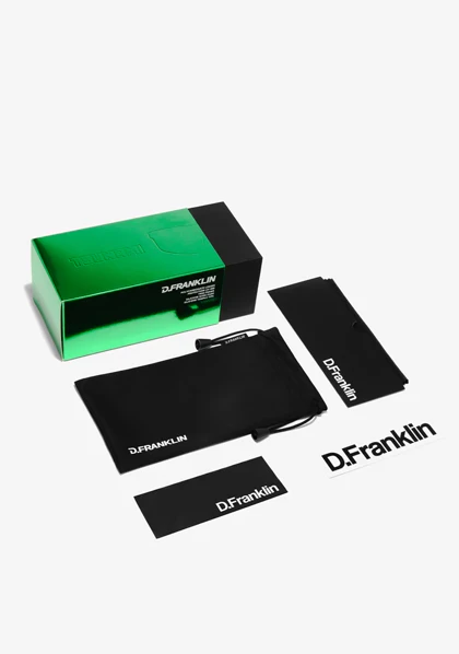 عینک آفتابی دی فرانکلین مدل D.franklin Tsunami Green Chrome / Green Revo