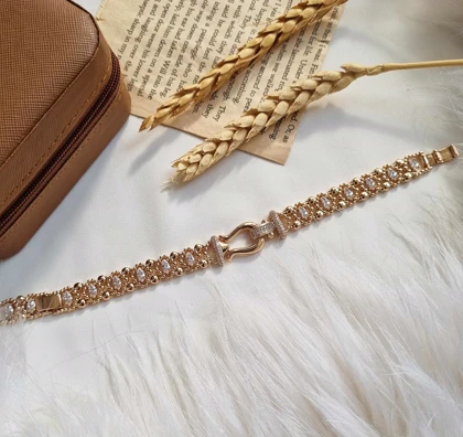 دستبند طرح طلا ژوپینگ D54