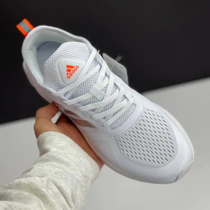 آدیداس کلودفوم سفید نارنجی Adidas Cloudfoam White Orange
