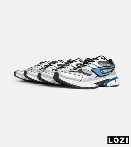 کفش کتانی بزرگ پا نقره ای طوسی آبی DIESEL S-SERENDIPITY SPORT مدل 6905