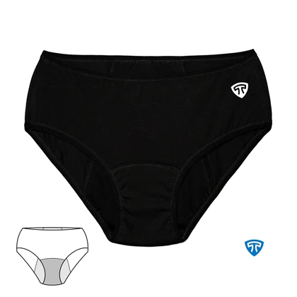 شورت پد تاپیک بسته 1عددی مشکی