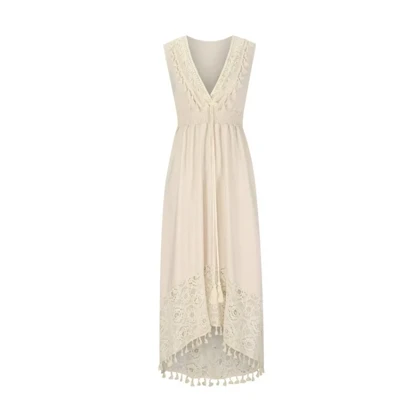 پیراهن میدی زنانه کاپشه انگلیس کد CAA05A4D069MM