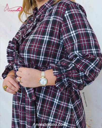 پیراهن بارداری پشمی درین